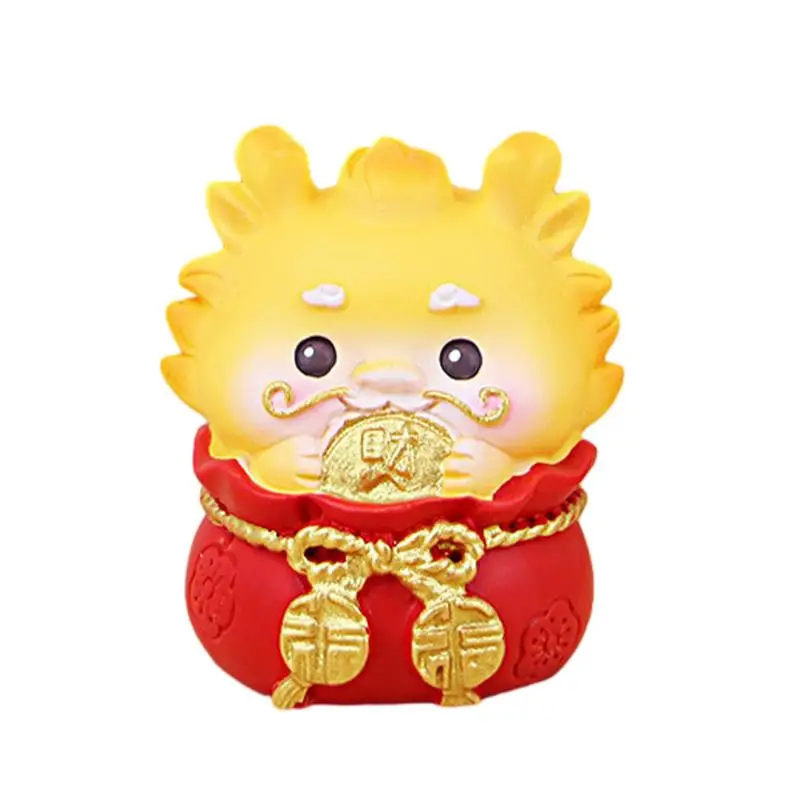 

Статуя Дракона 2024 год, модель автомобиля с мультяшным драконом, миниатюрные драконы, Автомобильные украшения, принадлежности для украшения интерьера