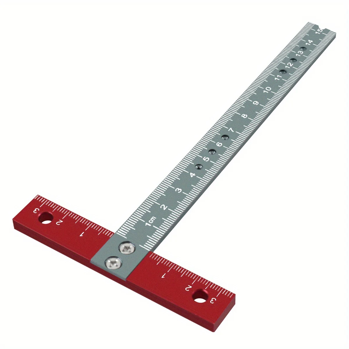 170x85mm Aluminum T-Square for Woodworking, Professional Marking and Measuring Ruler