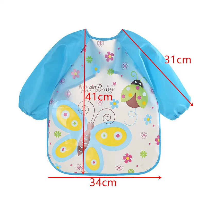 1 - 4 Anos Babadores De Bebê Bonito Dos Desenhos Animados Manga Longa  Impermeável Bib Alimentação Macia Pano De Arroto Meninos Meninas Desenho  Pintura Avental Roupas - Babadores E Panos Para Arroto - AliExpress