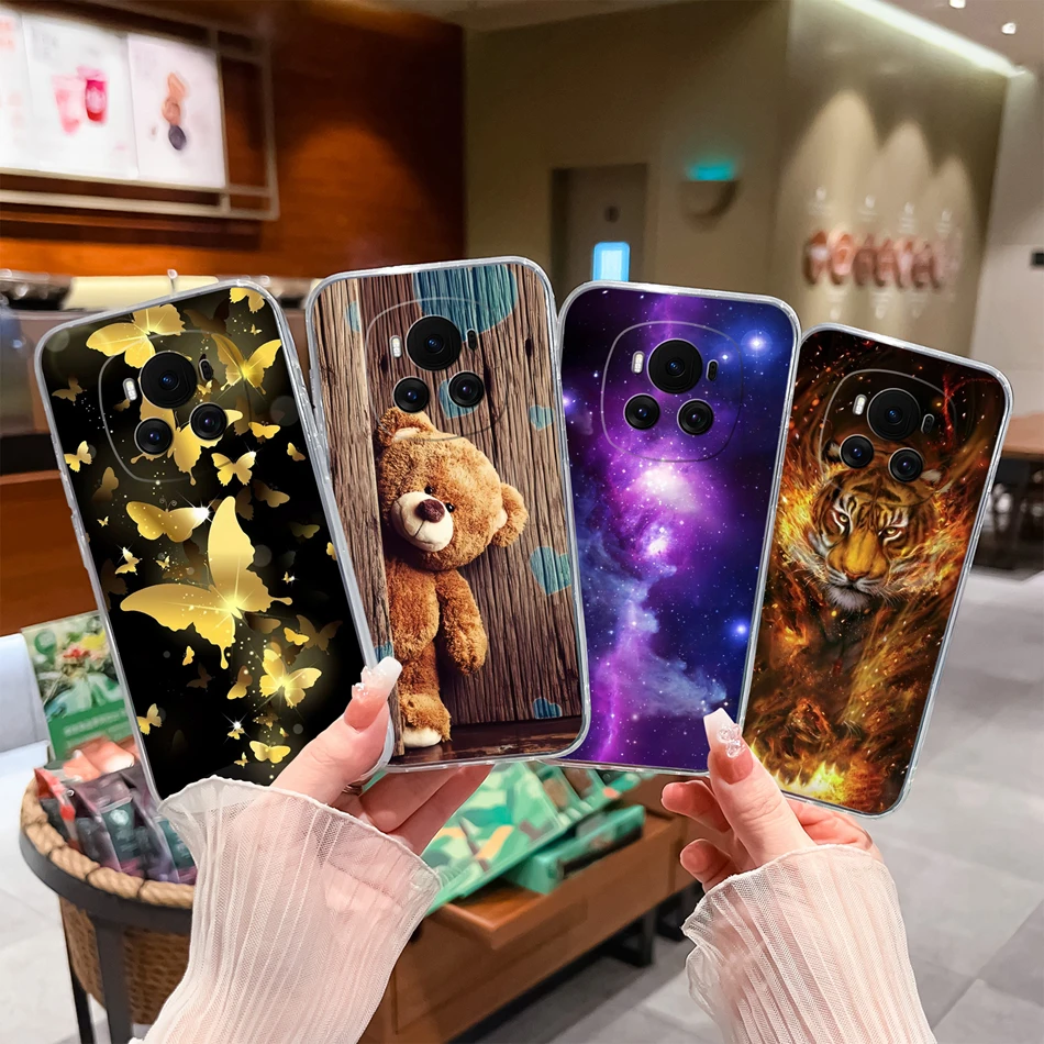 Creative Soft TPU Clear Silicone Anti-Drop Back Cover