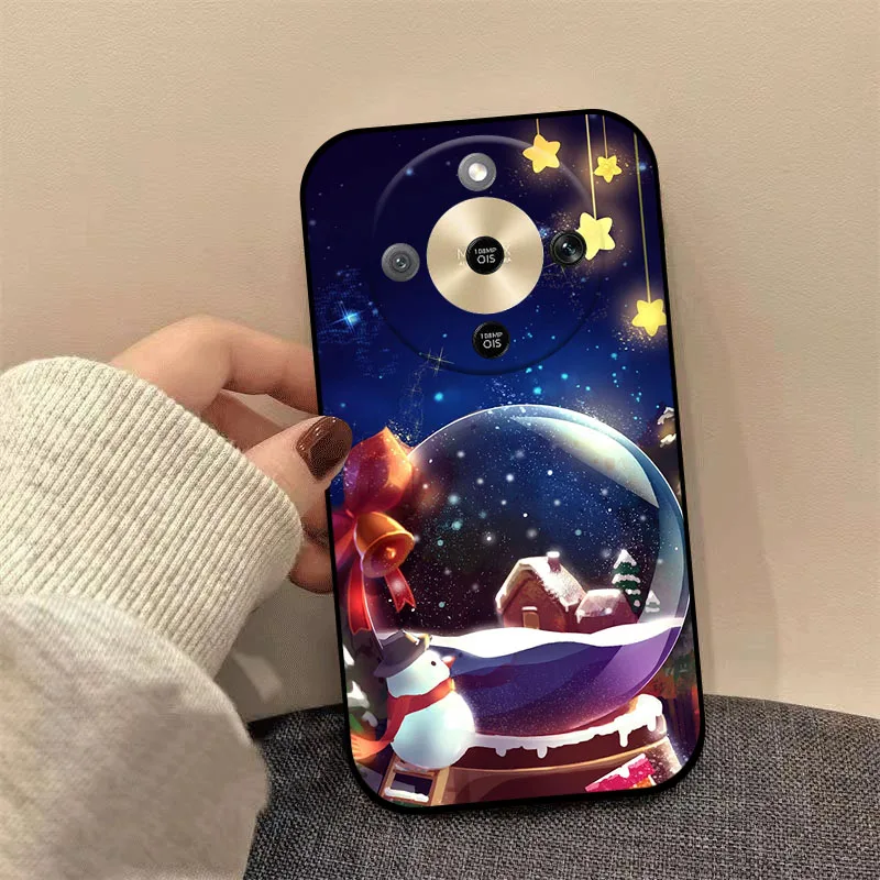 Christmas Painted Soft TPU Silicone Phone Case Cover - Holiday Design