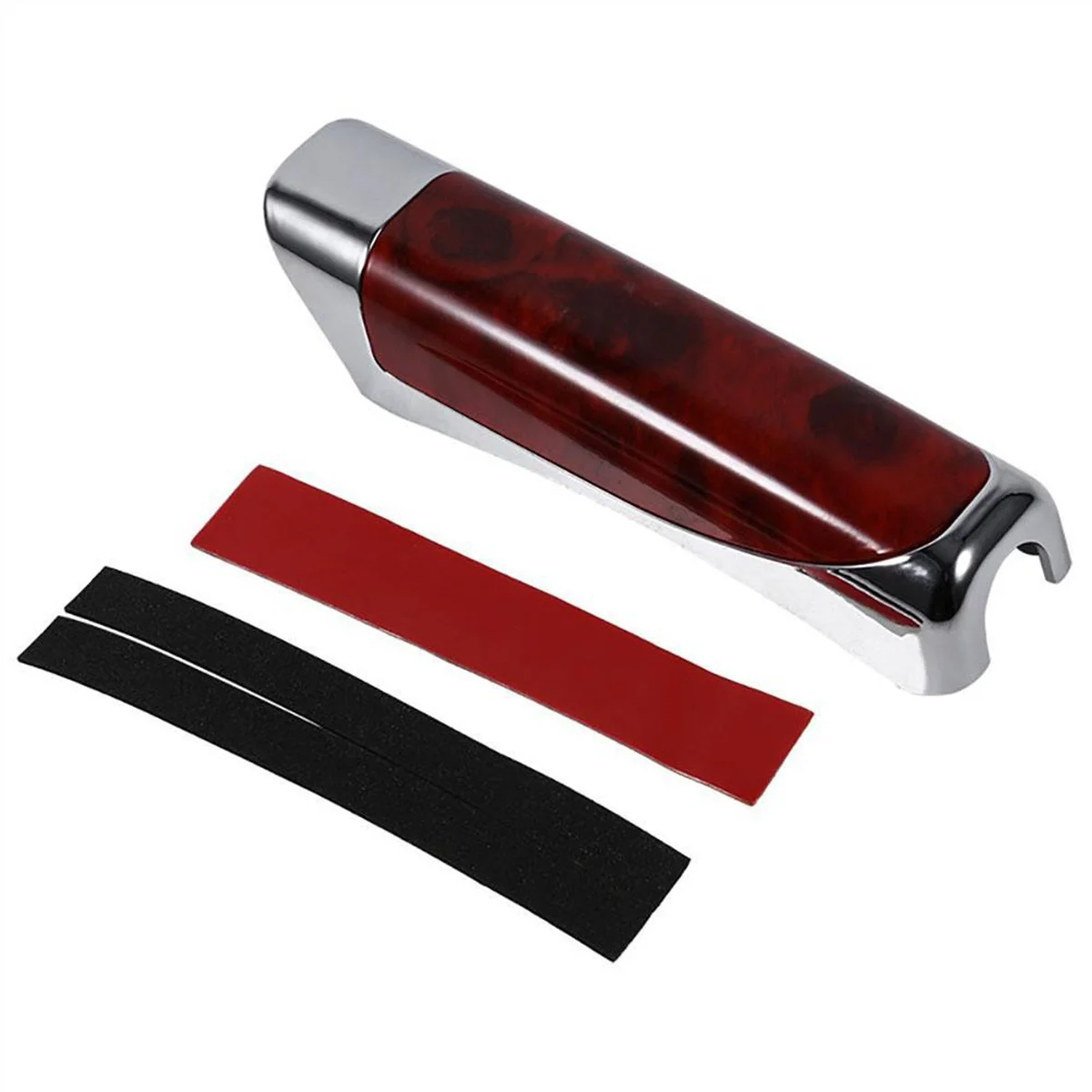 

Red Grain Carbon Fiber Pattern Handbrake Interior Decorative Cover