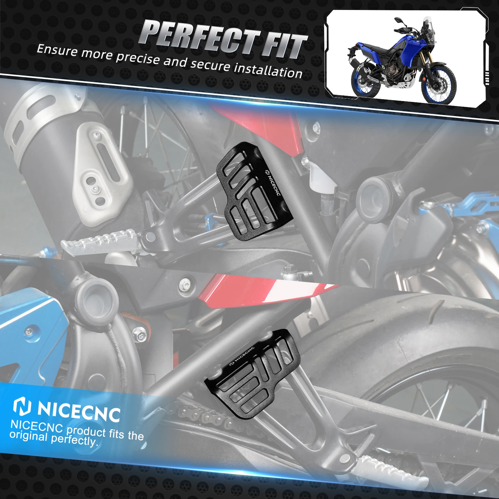 Motorcycle Tie Down Brackets For Yamaha Tenere 700 T700 XTZ XTZ 700-Tenere700 Rally