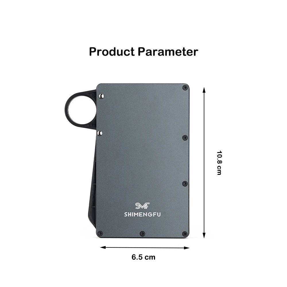 Men's ID Credit Card Holder Wallet Anti-RFID Blocking Pop-Up Case Small Money Bag Purse for Men