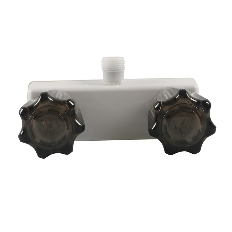 For RV/Motorhome Shower Faucet With Dual Knobs And Shower Valve Diverter For Camper Van Travel