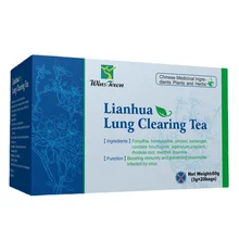 

Lianhua Lung Clearing Tea Traditional Herbal Formula Physiotherapy Of Traditonal All Natural Oriental Herb 3g*20Bags/Box