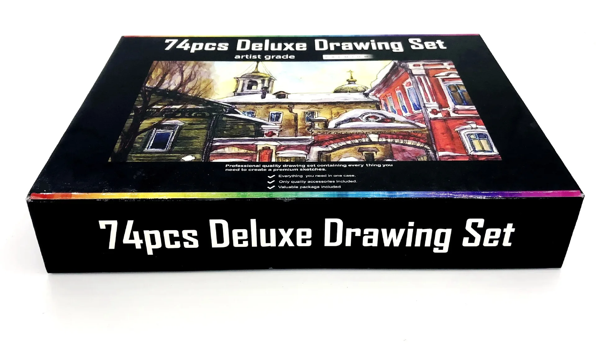 74 Drawing Sketching Kit Set,Pro Art Supplies with Sketchbook