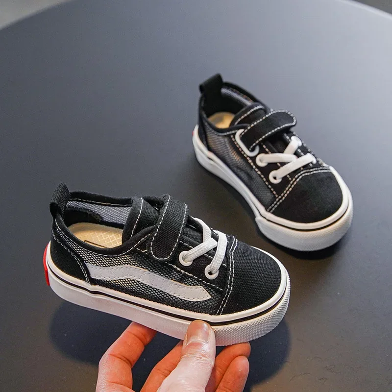 thumbnail image 1 of Babycanva, zapatos informales para niños, malla transpirable, novedad de verano, modelo 2024, zapatos blancos pequeños para niños y mujeres, 1 of 4