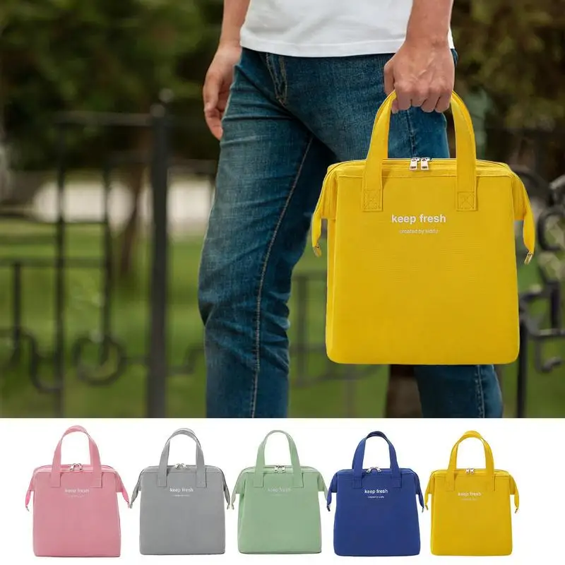

Lunch Box Food Storage Sack Tote Box Leakproof Thermal Cooler Sack For Food Storage High Capacity Handbags Case For Travel