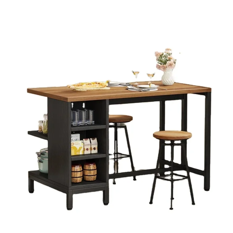 New product special price direct sale wooden kitchen island