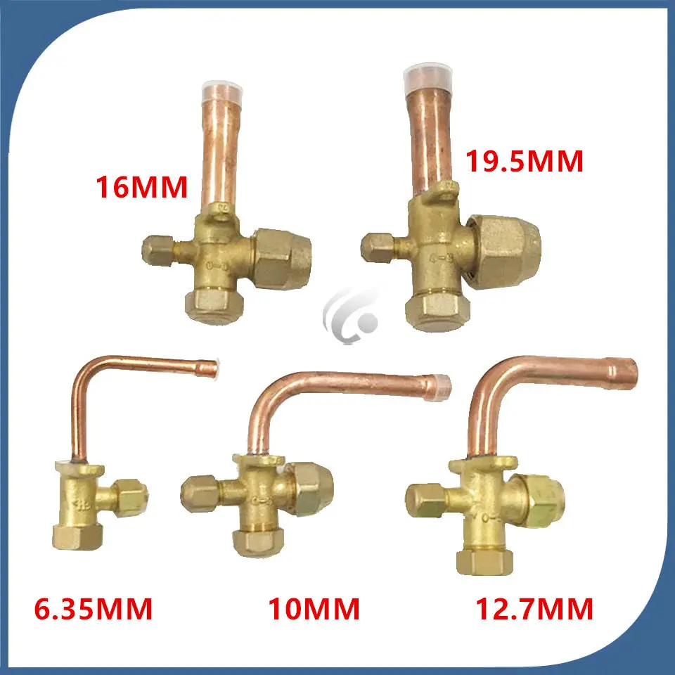3 way 4 way Service Valve for Air conditioning fitting reverse high and low pressure air conditioner release valve