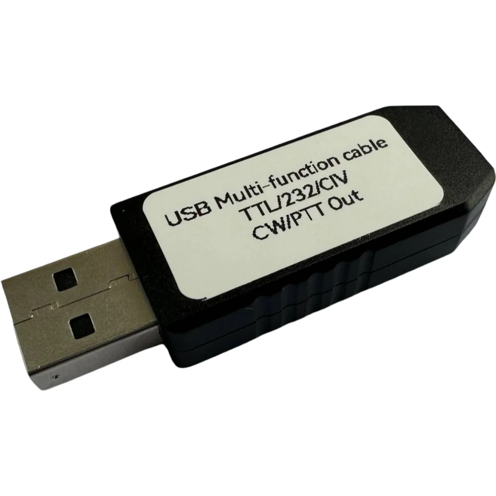 USB rig control for TTL,RS232,CI-V/CAT and a PTT/CW control ch340 For YAESU ICOM