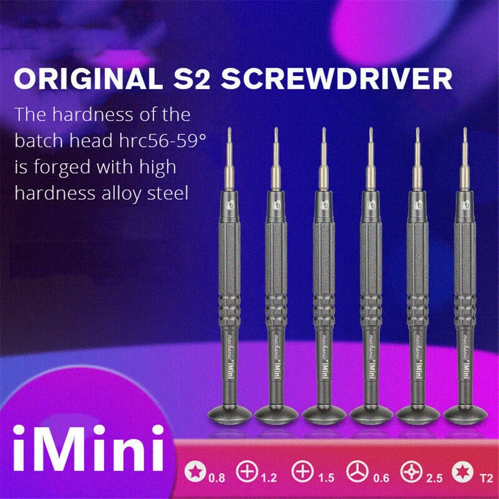 MECHANIC IMini Schraubendreher mit hoher Härte für iPhone, iPad, Handy, Computer, Uhr, Schraube, Demontage, Reparatur, Schraubendreher-Werkzeug – Detail 1