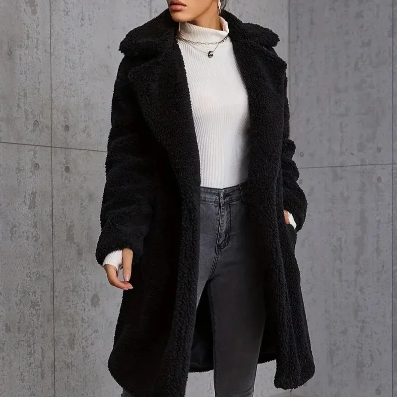 Wanda Lapel Jacket For Women Elegant Sustainable Cozy Layer Easy Care For Formal Or Casual Wear main image 0