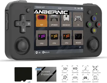 ANBERNIC RG35XX H Handheld Game Console with 3.5-Inch IPS Screen, Linux System, 64GB Storage, 5528 Retro Games, 3300mAh Battery 1