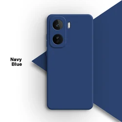 Premium Silicone Phone Case - Soft, Fashionable, High - Quality Liquid Back Cover for Vivo iQOO Neo11 (China) (Navy Blue)