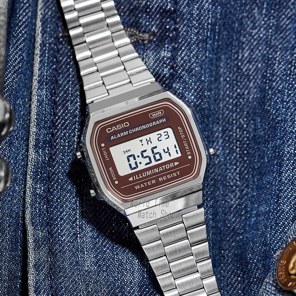 Orologio Casio da Uomo, Quadrante Piccolo Quadrato, Stile Trendy, Cinturino in Acciaio Inossidabile, Impermeabile, Novità 2025, Reloj Hombre