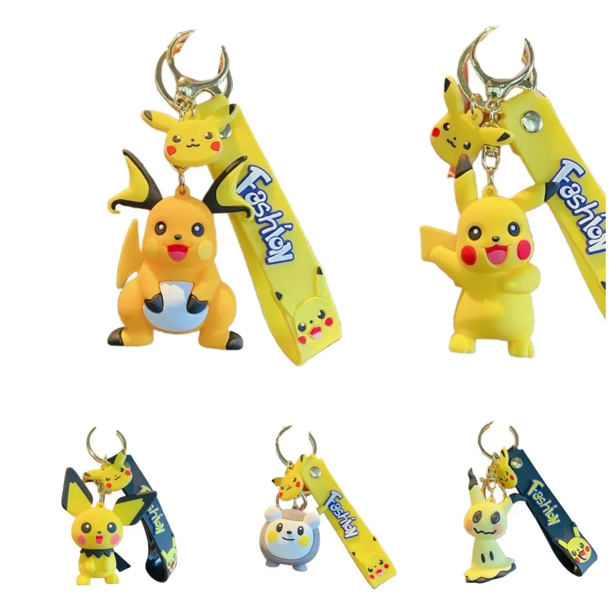 

Kawaii Anime Figure Pokemon Pikachu Psyduck Brooch Cute Backpack Dress Tops Decoration Badges Pins Children's Student Toy Gifts