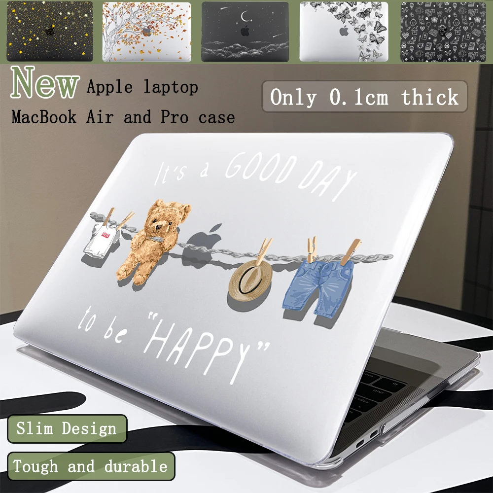 Custodia Per Laptop Per Macbook Air 15 13.6 M2 A2941 A2681 2022 2023 Pro 13 14 16 M1 Crystal Hard Cover Mac Pro 13 15.3 Tastiera Funda