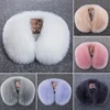 Women Faux Fur Collar Scarves Winter Warm Soft Fake Fur Ladies Scarfs For Coat Parkas Jackets Outerwear Fur Neck Collar 3