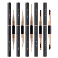 5 Double-Ended Gel Polish Liner Brushes, Professional Acrylic Nail Art Pens, Suitable for Nail Painting Design and Home DIY 1