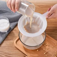 100/200/400 Mesh Washable Nylon Ultra Fine Filter Mesh Strainer Spoon Sieve Soy Milk Juice Coffee Tea Filter Kitchen Colander 3
