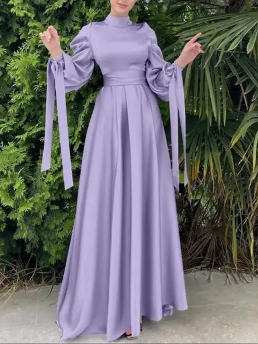 Purple without hijab