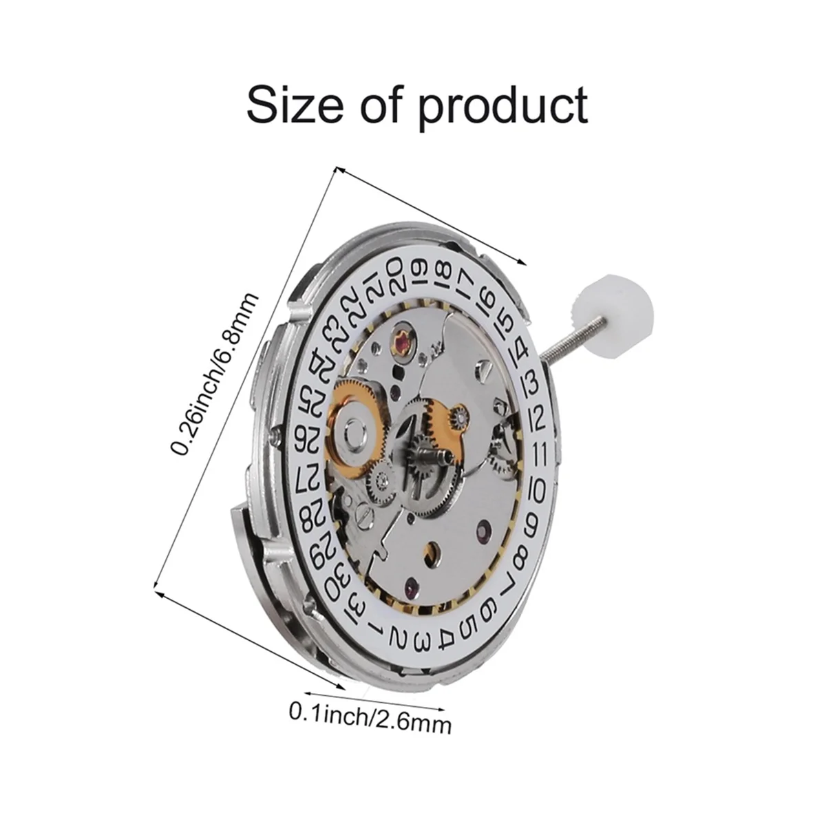 

Watch Movement for Seagull ST2130 Automatic Movement Replacement for ETA 2824 Classic Silver
