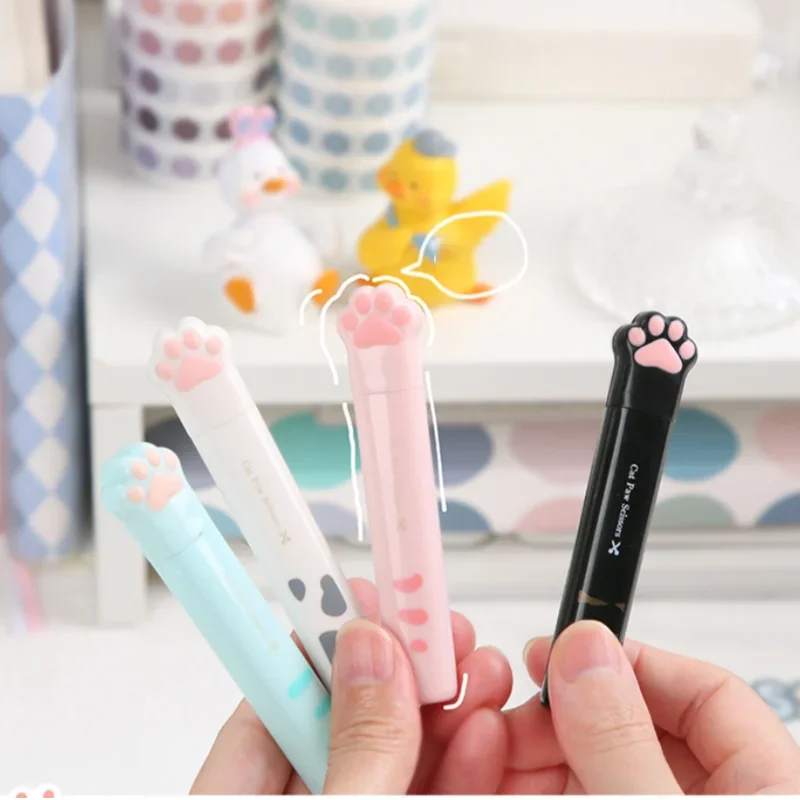 

Kawaii Cat Claw Scissors Portable Cute Small Scissors Student Office Multi-functional Scissors Tiny Scissor Stationery