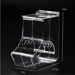 Pet Food Dispenser: Clear Automatic Feeder (B)