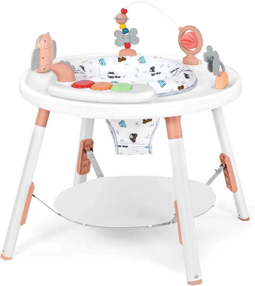 3-in-1 Baby Activity Center with Rotating Seat