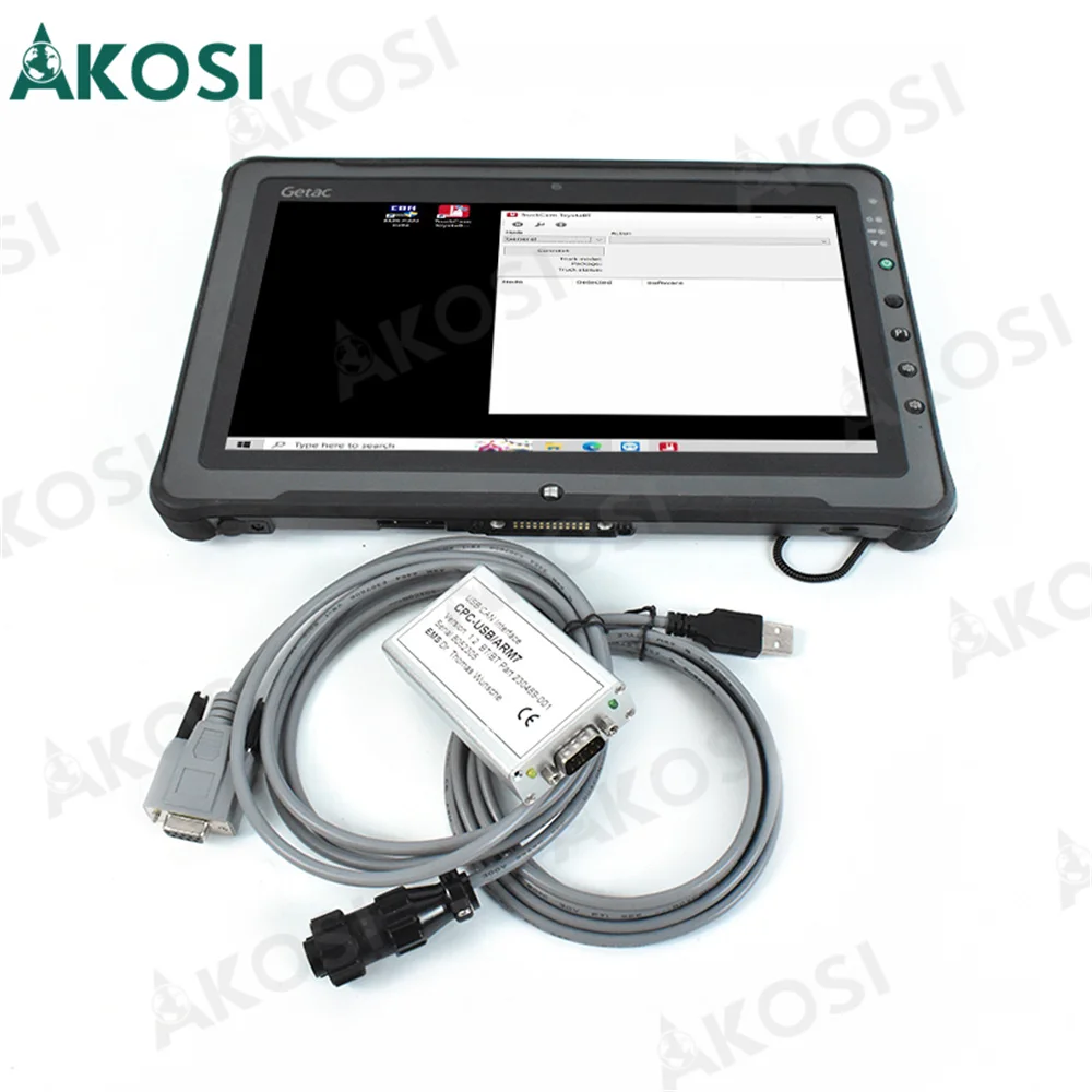 Per Toyota Bt Truckcom Toyota Bt Service Interfaccia Di Comunicazione Arm7 Strumento Diagnostico Per Carrello Elevatore + Tablet Getac F110