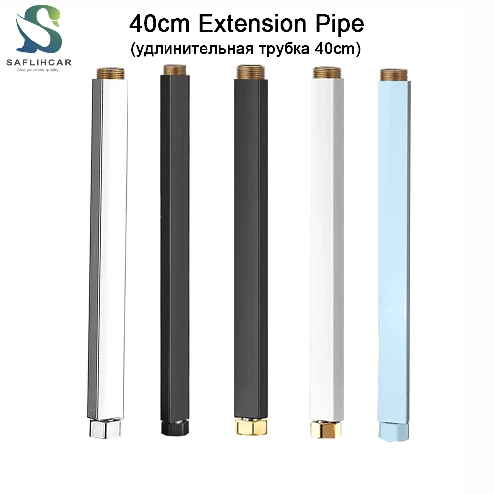 Shower pipe extension Shower Extension Pipe Square Bathroom Shower arm Stainless Steel Round Extension Pipe