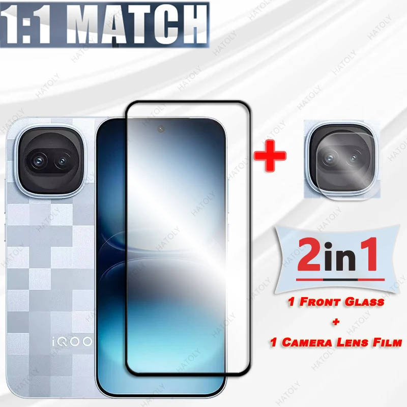 Premium Glass Screen and Camera Lens Protector with Black Edge