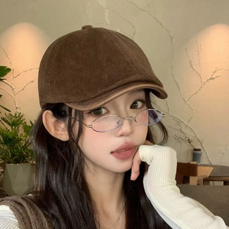 Cotton Newsboy Caps Men Women Hat Soft Casual Beret Solid Unisex Retro Hat Driver Flat Cap The Waiter Cap Berets Hat