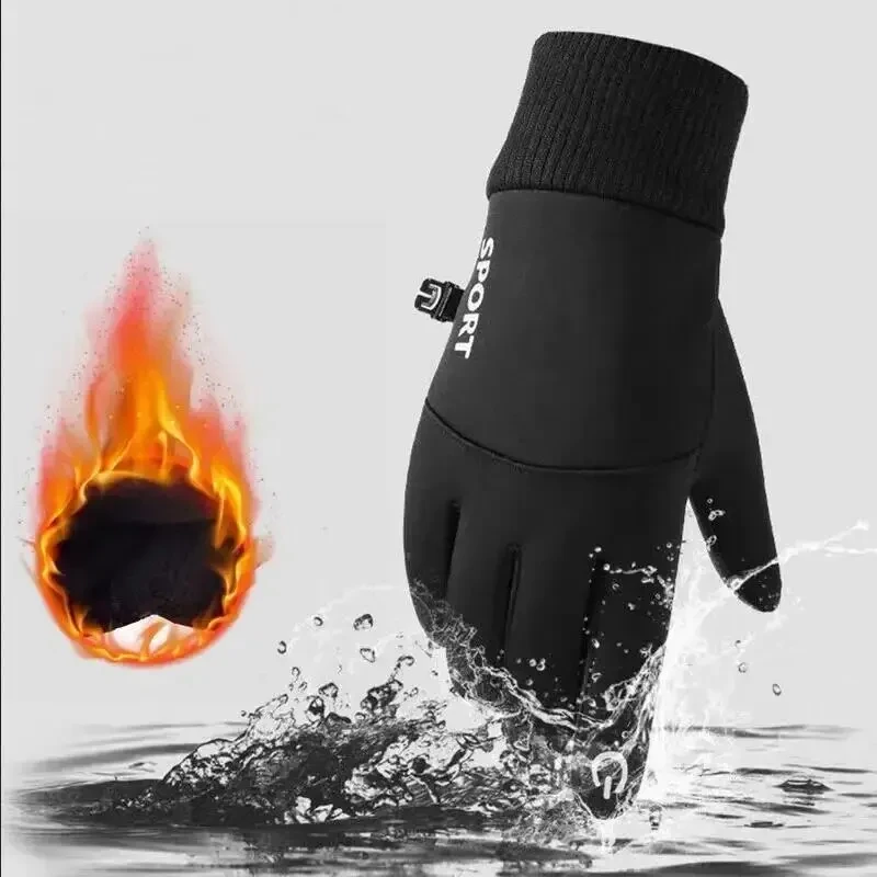 Winter Waterproof Men's Women's Gloves Windproof Sports Fishing Touchscreen Driving Motorcycle Ski Non-slip Warm Cycling waterproof gloves