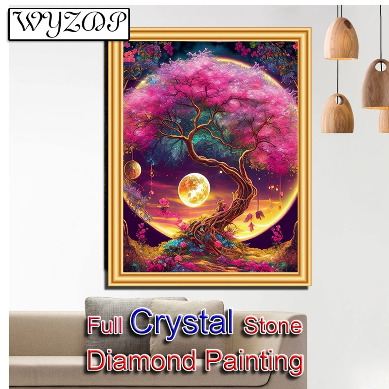 DIY Large Diamond Painting Cross Stitch, Rural Scenery, Wall Art, Full  Round Drill, Embroidery for Home Decor, 5D - AliExpress