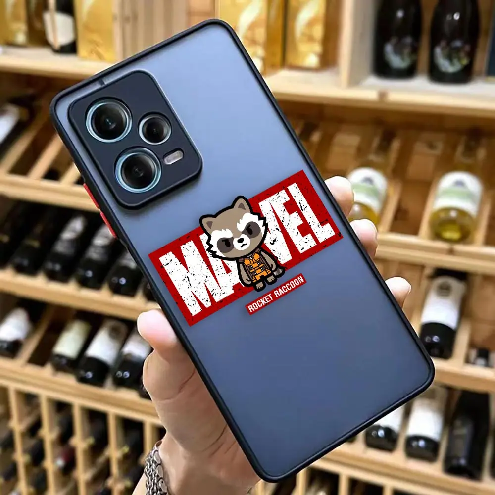 thumbnail image 1 of Funda mate para Redmi NOTE 12 11 10 11S 10S 9 9S 9T 8 7 6 5 3PRO PLUS 4G 5G Funda Shell los guapos dibujos animados de Los Vengadores de Marvel, 1 of 5