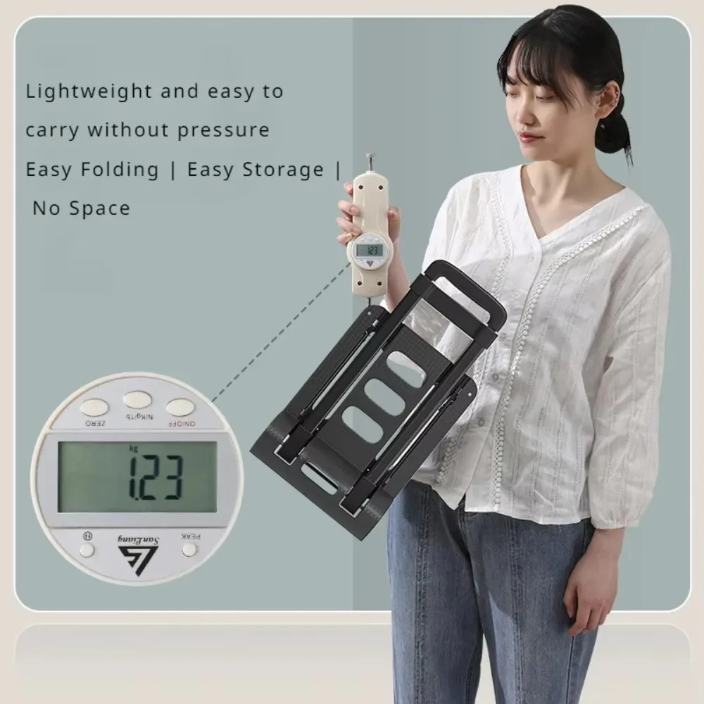 Folding Hand Truck Portable Shopping Cart Sturdy Folding Hand Trucks Household Hands Trolley Lightweight Dolly Moving Trailers