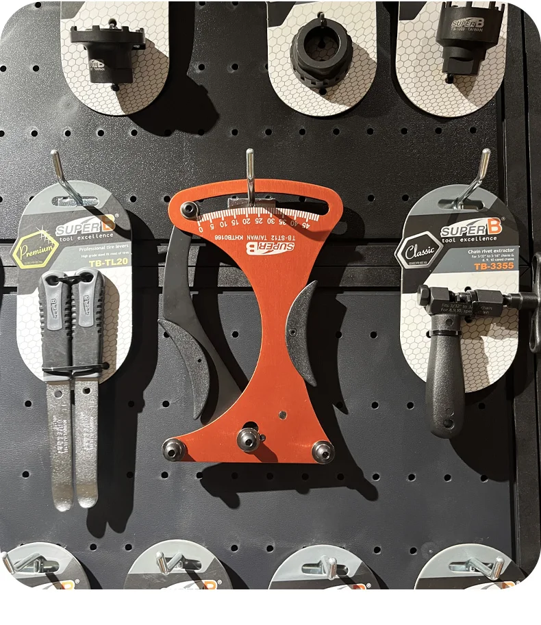 Super B Speichenspannungsmessgerät Fahrrad-Reparatur Professionelles Werkzeug Einfaches Design Leicht und Schnell zu Bedienen und Abzulesen – Detail 13