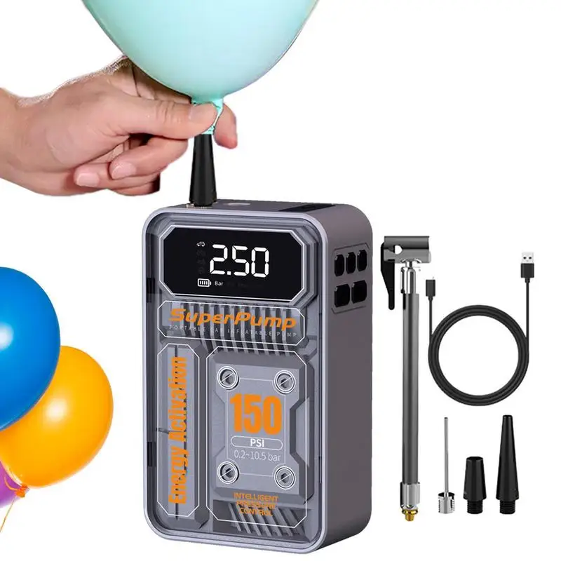 

Wireless Tire Air Pump Portable High-Power Electric Tire Inflator Easy To Use Digital Display Air Pump With Powerful Pressure