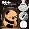 HUAHUA  Panda Light Silicone Lamp Beside Lamp Baby Night Light Cartoon Toy Children Bedroom Sleep Light LED Touch Gifts 5