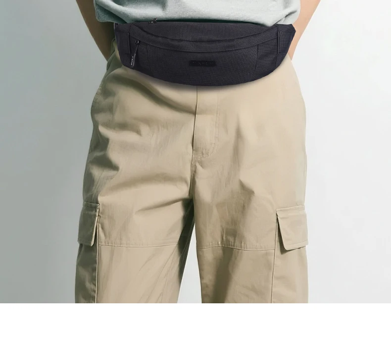 TINYAT Herren-Gürteltasche, leichte Gürteltasche, Hüfttasche, wasserdicht, Polyester, Sport, täglicher Gebrauch, Banana Man – Detail 7
