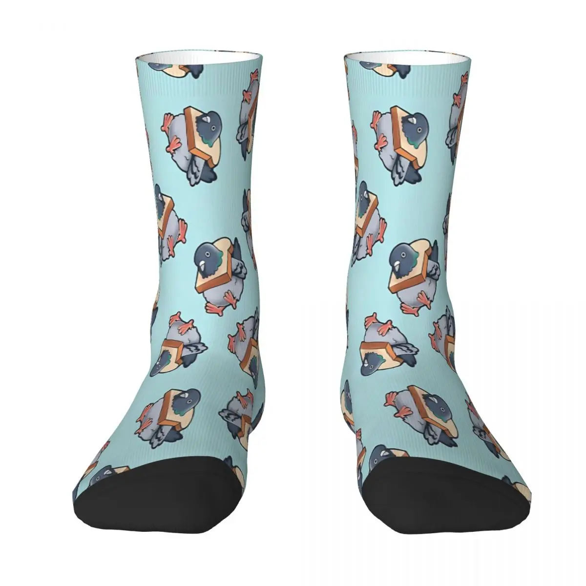 

Hungry Pigeon Animal Sock Socks Men Women Polyester Stockings Customizable Funny