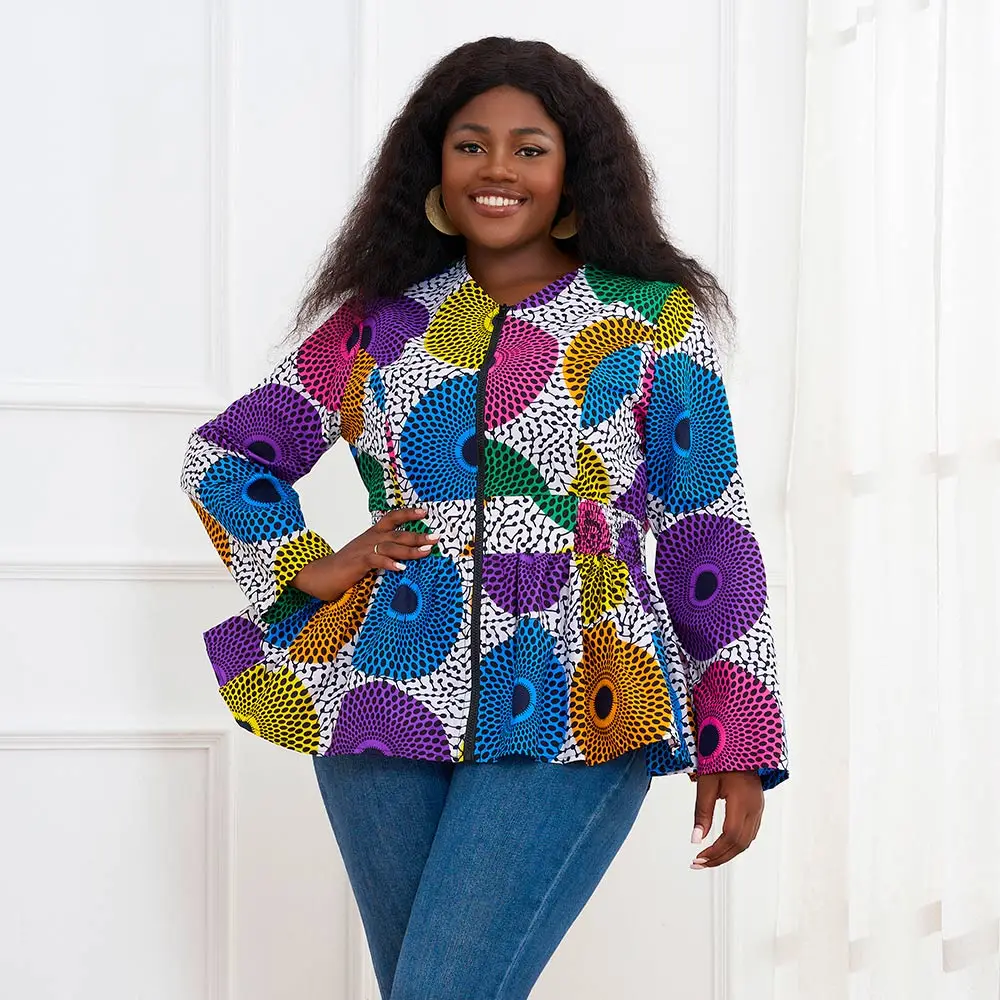 african-women's-coat-long-sleeve-ruffle-women's-top-office-autumn-african-fashion-jacket-for-women