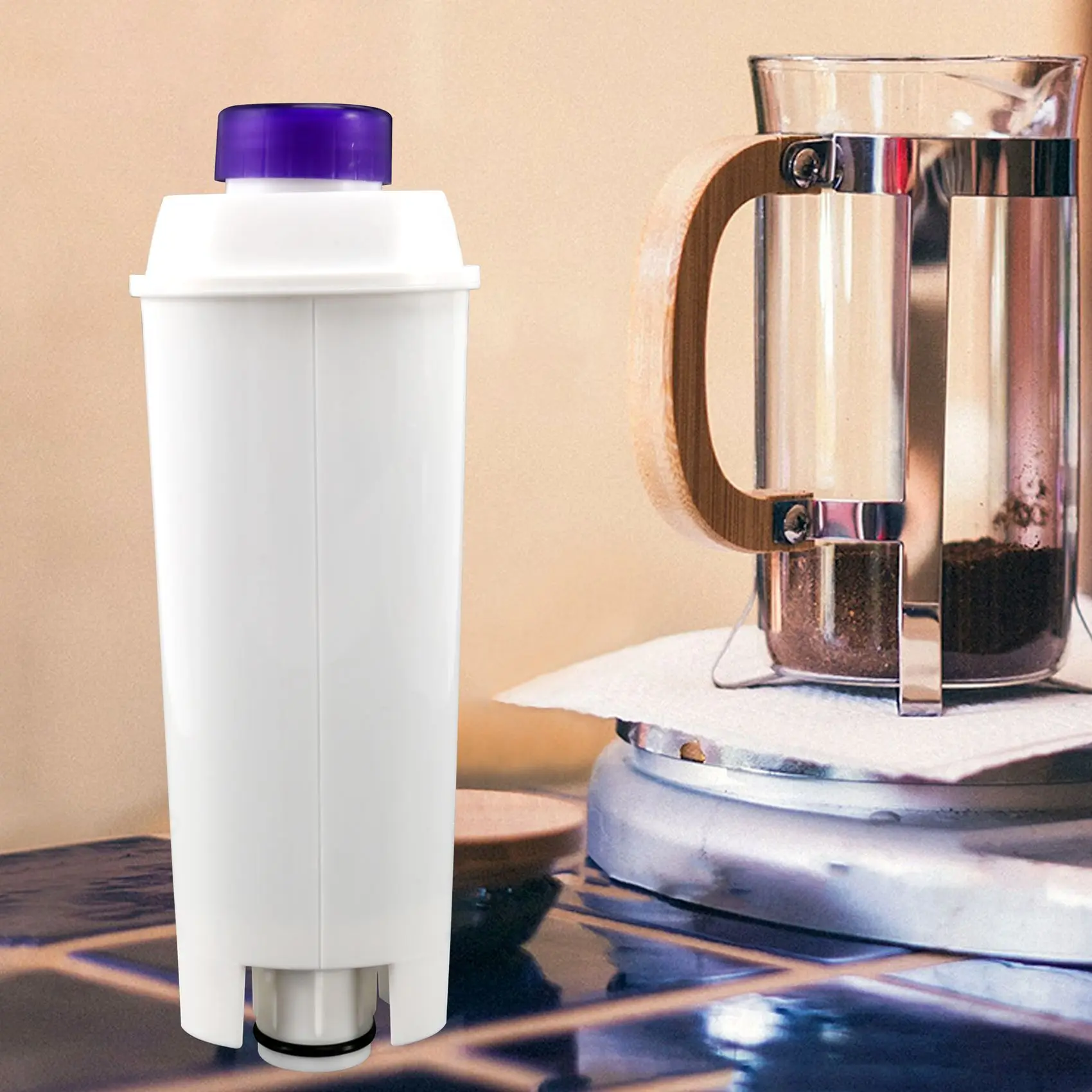 Filtro Acqua Macchina Caffè Per Cartuccia Filtro Delonghi Dlsc002 Compatibile Con Ecam, Etam, Ec680, Ec800