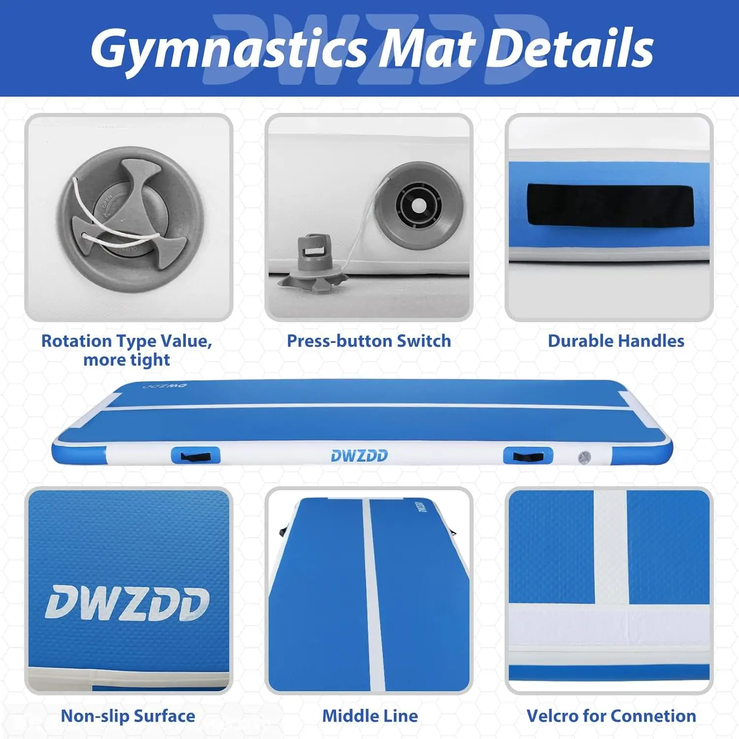 Gymnastics Air Mat Tumbling Mat Inflatable Gymnastics Tumble Track