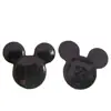 H099 Fashion Plastic Buttons Black Mickey Shape Cartoon Button 50Pcs Sewing Supplies 6