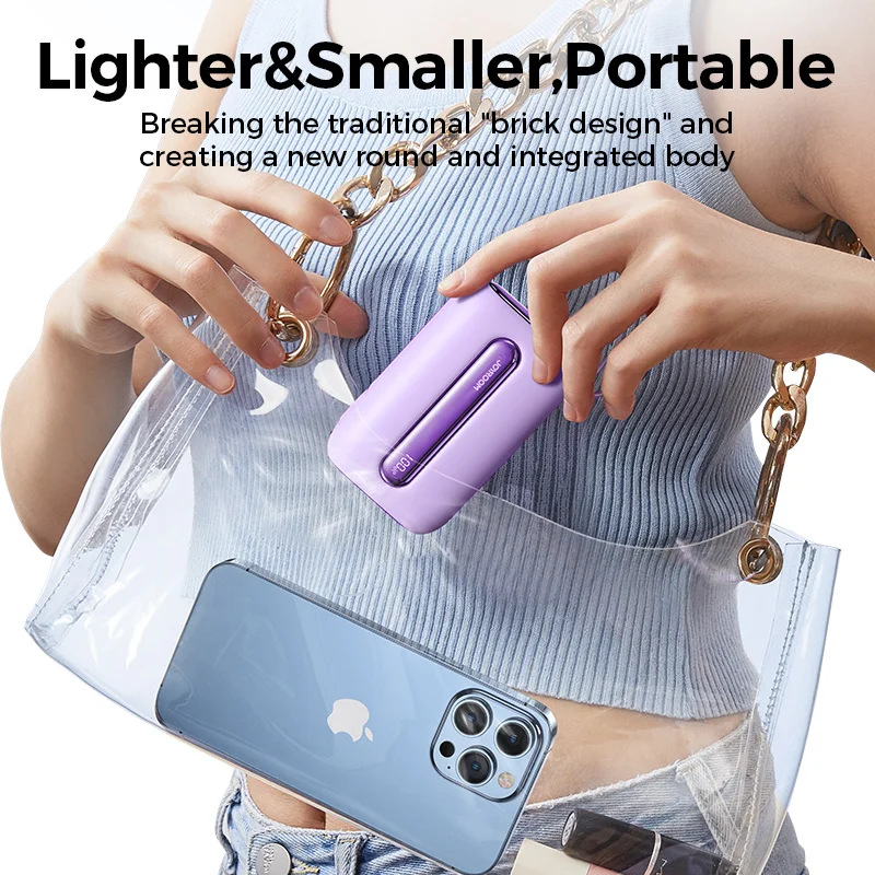 Joyroom Portable 20000mAh PowerBank Four Ports PD QC3.0 Fast Charging 22.5W Battery Charger With Type-C For iPhone Cable Charger