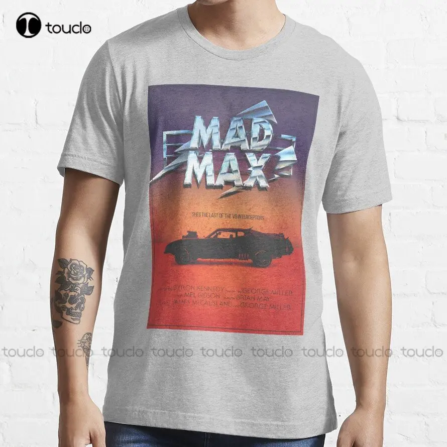 L'Ultimo Degli Anni 'V8-Vintage Custom Mad Max Poster Trending T-Shirt Custom Aldult Teen T-Shirt Con Stampa Digitale Unisex